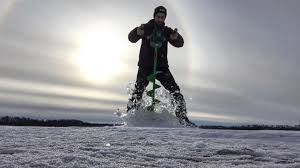 fishing on ice